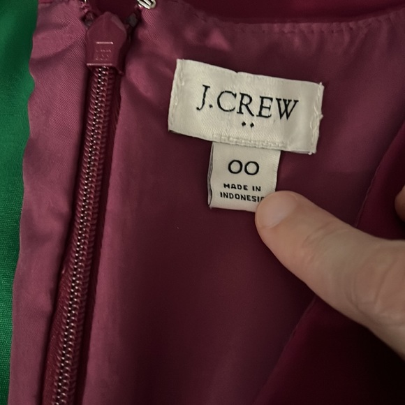 Mauve dress v neck short sleeve j.crew 00 - Picture 2 of 2